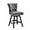 Dark Gray-Faux Leather, variant on Dycanpo 26" Swivel Bar Stools with Back & Footrest, Counter Stools for Kitchen, Beige-Fabric