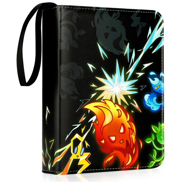 Carpeta para cartas HVECT de 4 bolsillos con 50 fundas para 400 cartas