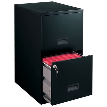 Filing Cabinet 2 Drawer Steel File Cabinet With Lock Black