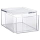 thumbnail image 3 of Cajón de almacenamiento apilable Contenedor de almacenamiento transparente Contenedor de almacenamiento apilable de escritorio, 3 of 6