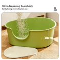 thumbnail image 3 of Extra-large Cat Litter Box Semi-enclosed Spatter-proof Cat Toilet Odor-proof Cat Sandbox Puppy Litter Tray Pet Cleaning Products ShopWise Round, 3 of 14