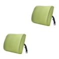 thumbnail image 3 of Transemion Relieve Back Pain Memory Cotton Lumbar Support Pillow Wide Application pea green 33x32x10cm 2Set, 3 of 6