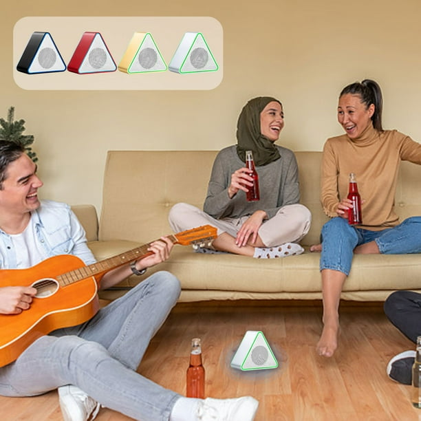 ¡Descuentos Flash!, Altavoz Bluetooth portátil con luces RGB para exteriores, sonido de subwoofer potente con gran volumen Akmoler