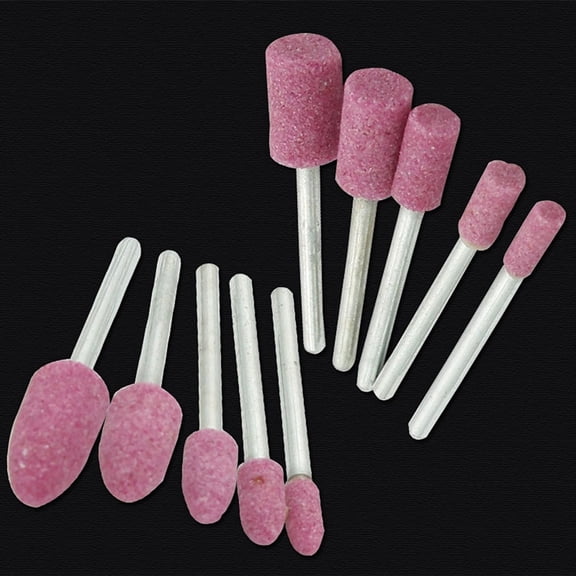 100PCS/Box Abrasive Stone Polishing Grinding Head Electric Drill Bit Wheel 4-10mm for Drill Rotary Tools 3mm