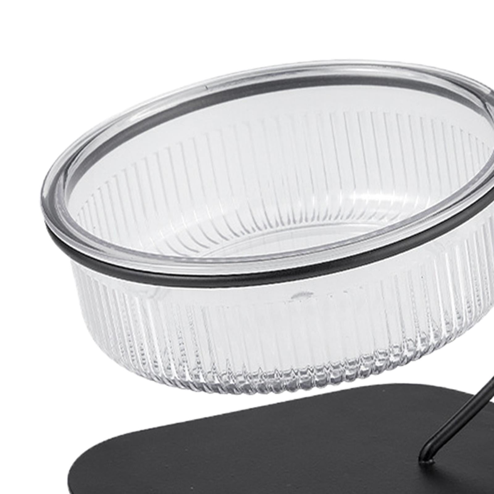 Raised Cat Bowl Dog Bowl Water Food Feeder Pet Feeding Station Detachable Stable
