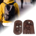 thumbnail image 6 of Segolike Bag Making Set Knitting Bag Bottoms Crafts Projects Bag Cushion Base with Hardware Adjustable Shoulder Strap for DIY Backpack Coffee, 6 of 8