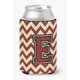 thumbnail image 1 of "Treasures CJ1061-ECC Letra E Chevron Maroon and Gold Can or Bottle Hugger, Multicolor" Caroline's Treasures CJ1061-ECC, 1 of 1