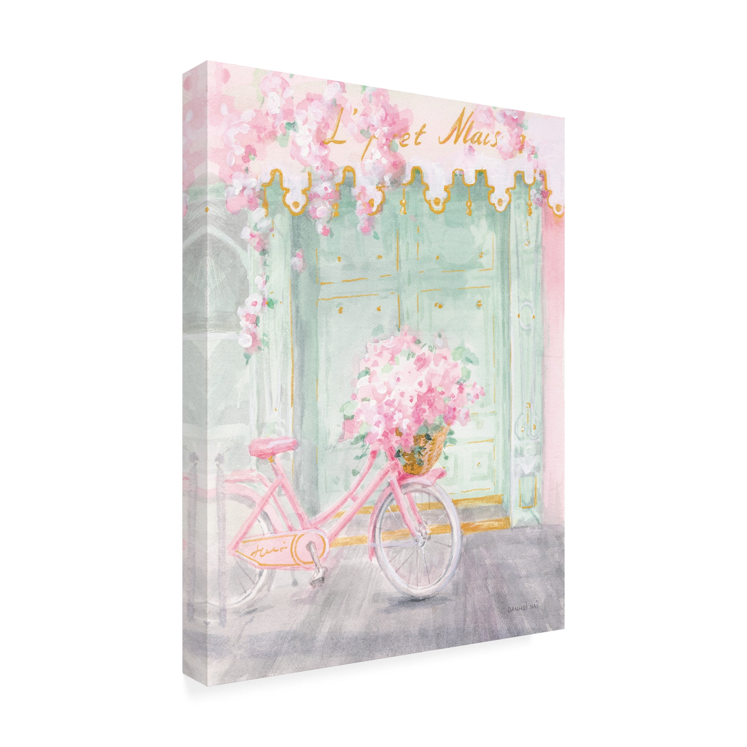 Danhui Nai 'Pastel Paris I' Canvas Art
