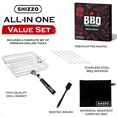 thumbnail image 4 of SHIZZO Adjustable Grill Basket Stainless Steel Set, 4 of 8