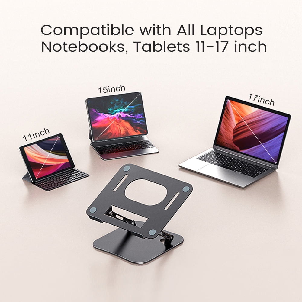Laptop Stand for Desk, KEXIN Aluminum Adjustable Stand of Laptop for Mac / HP / Dell / Samsung, 10-16 inches Foldable Computer Holder