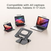 Laptop Stand for Desk, KEXIN Aluminum Adjustable Stand of Laptop for Mac / HP / Dell / Samsung, 10-16 inches Foldable Computer Holder