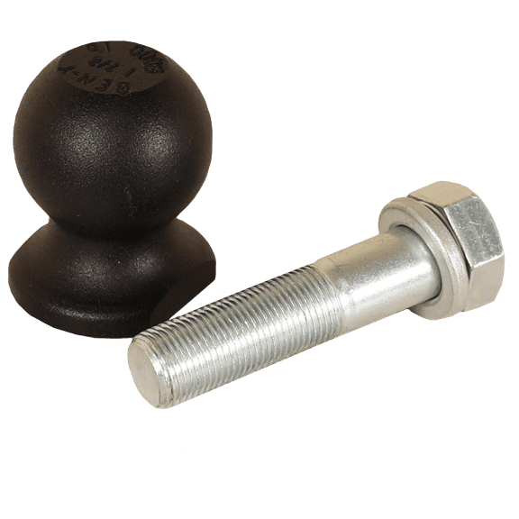 GEN-Y GH-090 Bolt-On 1-7/8" Ball Mount Compatible with GEN-Y Dual-Ball Mount - 6,000 LB Towing Capacity - 600 LB Tongue Weight