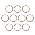 thumbnail image 1 of Uxcell 10 Pcs Boucles Rondes en Alliage de Zinc 1-9/16 Pouces, Bronze, 1 of 7
