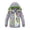 Grey, variant on CAICJ98 Boys Girls Rain Jacket Lightweight Waterproof Hooded Fleece Lined Raincoat Windbreakers for Kids (Light Blue,10-13 Years)
