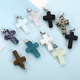 thumbnail image 2 of White Crystal Cross Pendant Fashion, 2 of 2