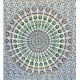 thumbnail image 3 of Gojian Handmade Indian hippie Bohemian Psychedelic Peacock Mandala Wall hanging College Dorm Beach Throws Table Cloth Bedding Tapestry, 3 of 6