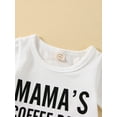 thumbnail image 4 of Bagilaanoe Newborn Baby Boy Short Pants Outfits Short Sleeve I LOVE MY MAMA Letter Print Crew Neck T-Shirt Tops + Tie-Up Shorts 3 6 12 18 24 Months Set, 4 of 9