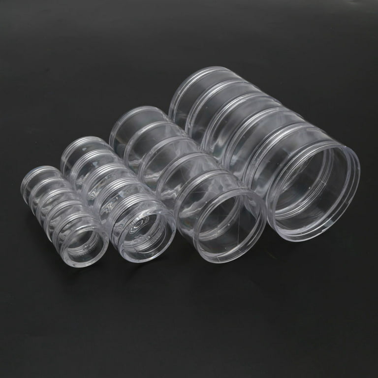 Round Bead Containers 25 Pack Plastic Bead Containers 1 Inch
