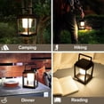 thumbnail image 6 of Outdoor Table Lamp, LED Solar Outdoor Lantern, Portable Rechargeable Solar Lamp Waterproof, Touch Control Outdoor Lamps Cordless Lights Decorative for Patio Family Camp/ Reading/ Camping, 6 of 6