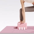 thumbnail image 5 of High Density Dual Color EVA Yoga Block, Wear Resistant Non-slip Foam Auxiliary Brick, Fitness Helper for Dancing Leg Stretching Body Shaping Home Sports Daily Training Use, Pink, 5 of 8