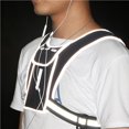 thumbnail image 2 of Bolsa De Chaleco Para Correr Mochila Ajustable Después De La Botella De Agua Ajustada Al Cuerpo Bolsa De Pecho Para Teléfono Móvil De Deportes Suaves Con Enchufe Para Auriculares Para Correr Deporte sonducket HA027316-02, 2 of 7