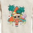 thumbnail image 3 of LOL Surprise! - Boogie Babe Palm Trees - Toddler And Youth Crewneck Fleece Sweatshirt, 3 of 5