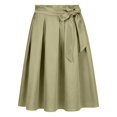 thumbnail image 4 of ZHOGXU Elegant Office Midi Skirt For Women Solid Color Dance And Seasonal Festive Wear Party Club Wear, 4 of 5