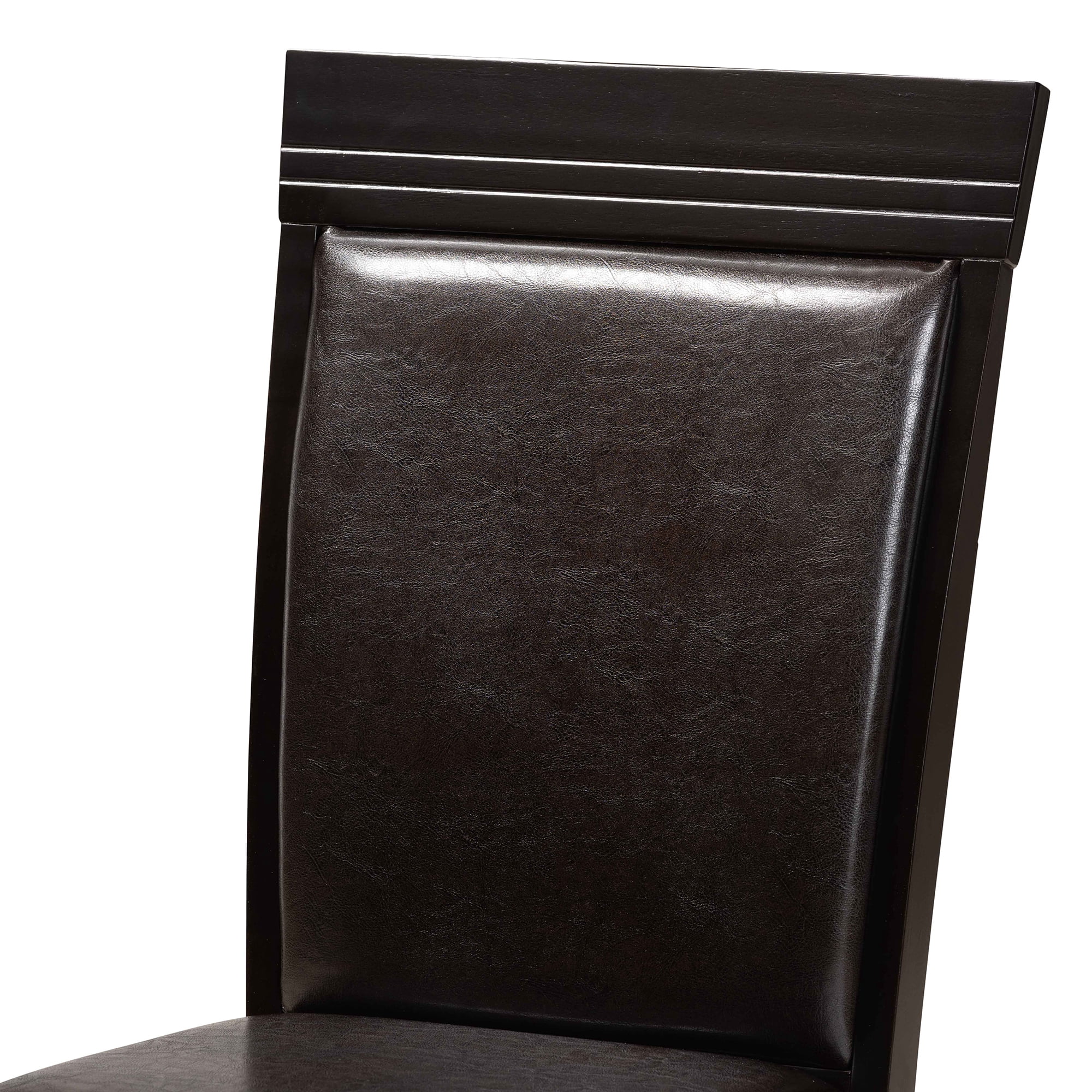 Baxton Studio Nada Modern Dining Set, Espresso Brown
