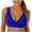 C-Blue3215, variant on DHFJKG Women's Twist Front Bikini Top V Neck Push Up Padded Swimsuit Top Wide Straps Comfort Swimwear Vacation Beachwear