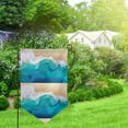 thumbnail image 2 of Wukai Beach Print Garden Flag 12.5x18 Inch Double Sided Sun-resistant Rain-resistant, Wrinkle-resistant Colorfast(Only Flag), 2 of 7