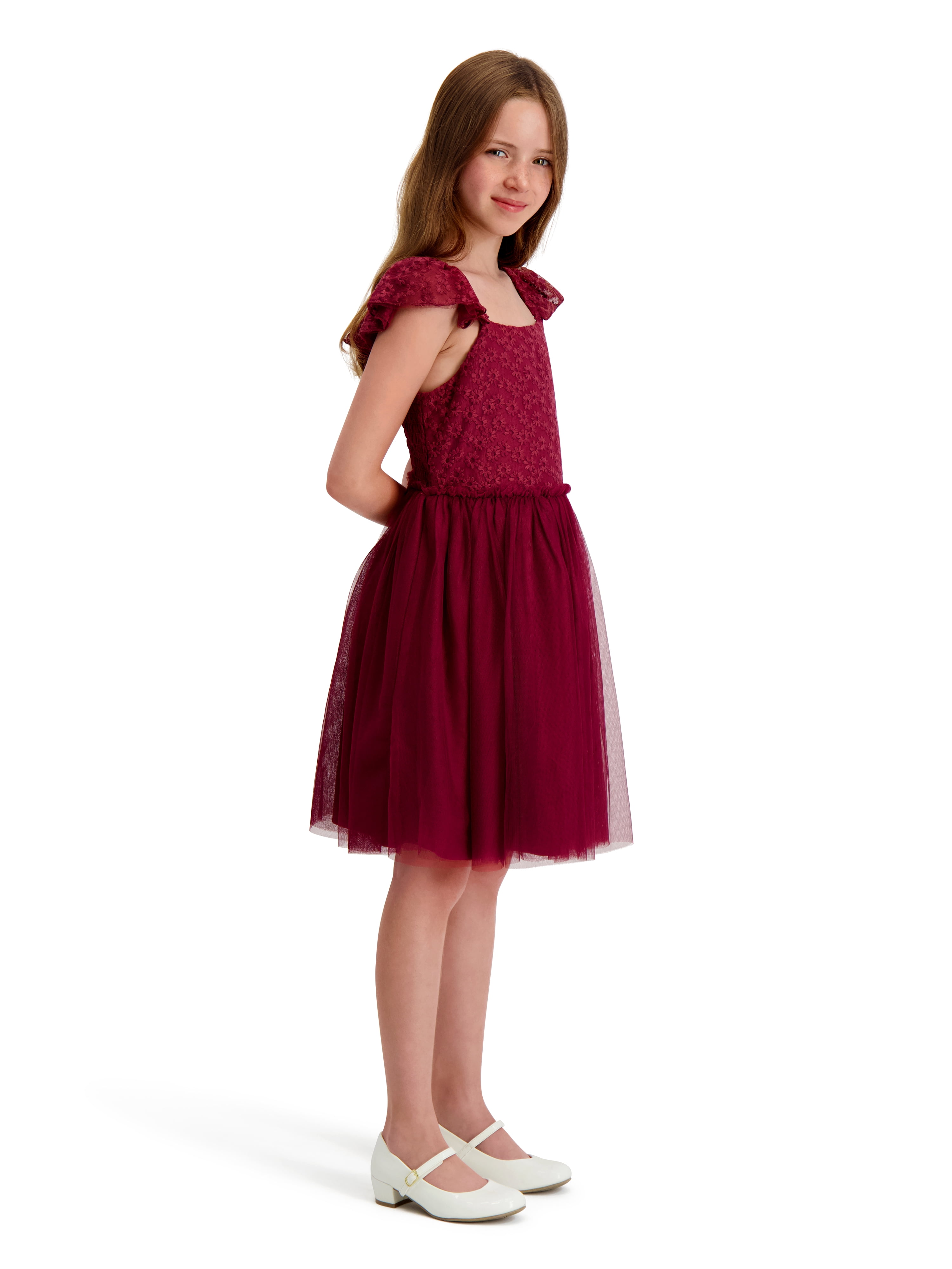 Kensie Girl Lace Bodice Dress, Sizes 4-16