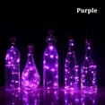 thumbnail image 2 of Wine Bottle Lights with Cork, 20 LED Battery Operated LED Fairy Mini String Lights for DIY, Party, Decor, Christmas, Halloween,Wedding 78.7"(L), 2 of 6
