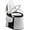Black & white, variant on PEXMOR Portable Toilet with Back & Handrail, 5 Gallon Bucket Inner, Plastic Camping Toilet for Adult, Kids, Travel, Blue & white