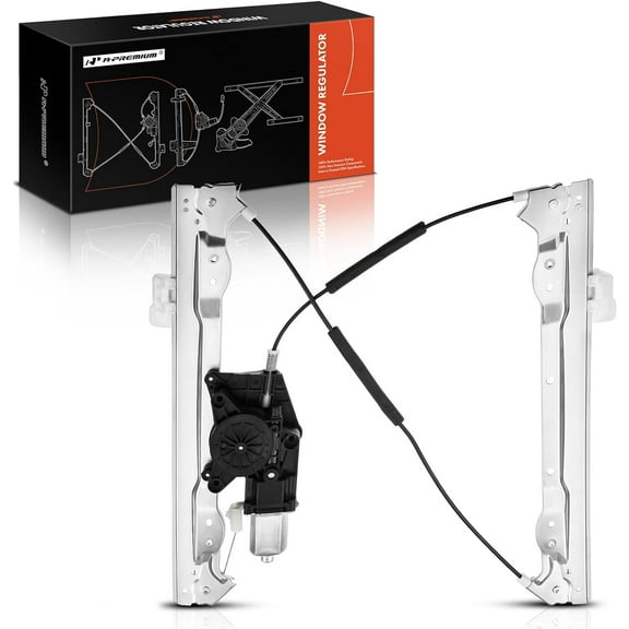 A-Premium Electric Power Window Regulator with Motor Compatible with Dodge Avenger 2008-2010 Sedan Front Driver Side