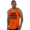 thumbnail image 3 of Funny Dad Gone Fishing Hunting Season Tank Top Sleeveless Tee Men Brisco Brands 2X, 3 of 5