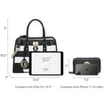 thumbnail image 6 of Dasein Women Handbags Top Handle Satchel Purse Shoulder Bag Briefcase Hobo Bag Set 2pcs, 6 of 6