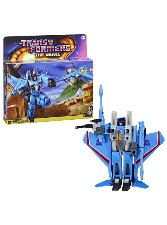 Transformers: The Movie Thundercracker Kids Toy Action Figure for Boys and Girls Ages 8 9 10 11 12 and Up (5.5)