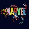 thumbnail image 2 of Men's Marvel Superheroes Logo  Graphic T-Shirt, 2 of 5
