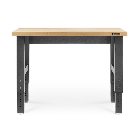 Gladiator 4' Adjustable Height Hardwood Workbench, GAWB04HW