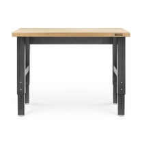 Gladiator 4' Adjustable Height Hardwood Workbench, GAWB04HW