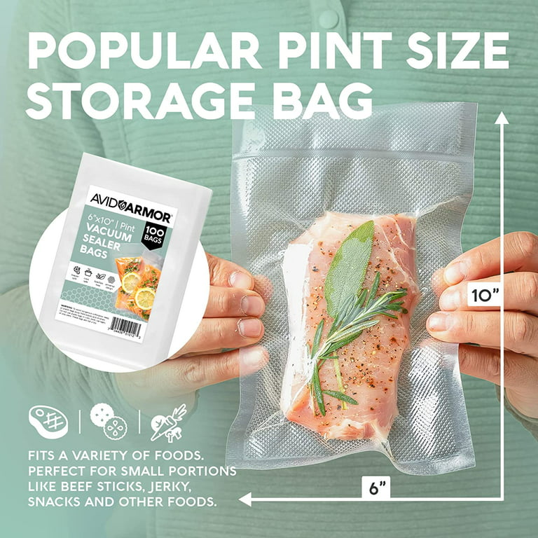 Avid Armor Vacuum Seal Bags, Pouches & Rolls for Food Storage and Sous Vide  Cooking