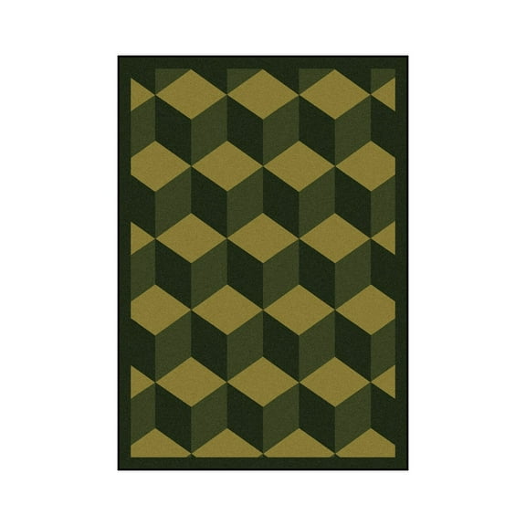 Highrise 7'8" x 10'9" Area Rug In Color Olive