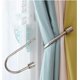 thumbnail image 4 of Curtain Holdbacks, 4Pcs U-Shaped Hook Wall Mounted Curtain Tassel Tieback Drapery Hook Tieback Curtain Accessories (Black, 4 of 5