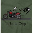 thumbnail image 2 of Motorcycle Biker Lost Chick Fall Men's Big & Tall Crewneck Graphic Tee Brisco Brands 2X, 2 of 5