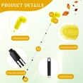 thumbnail image 3 of Gutter Cleaning Brush from the Ground 10.1FT Extendable Gutter Cleaner Brush Roof Gutter Cleaning Tools with 8 Extension Pole and 2 Brush Heads, Easy Remove Leaves and Debris, 3 of 12