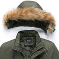 thumbnail image 6 of Fgnfyis Mens Jackets Lightweight Casual Jacket Outdoor Windbreaker Softshell Lined Hooded Sport Coat for Hiking Travel Mens Winter Coats Green XL, 6 of 6