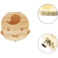thumbnail image 3 of Baby Teeth Save Box, Teeth Box Save Organizer For Baby Kids, Wooden Tooth Box Children In Souvenir Wood Gift, 3 of 5