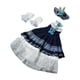 thumbnail image 1 of Vestido de princesa para muñeca BJD 1/6, disfraz para niñas pequeñas, vestido de fiesta de cosplay azul, 1 of 8