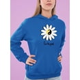 thumbnail image 2 of Daisy See The Good Hoodie Women -Image by Shutterstock, Female 3X-Large, 2 of 4