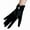 black, variant on Womens Gloves Satin Short Tea Party Wedding Prom Formal Gloves Costume Gloves with Pearls